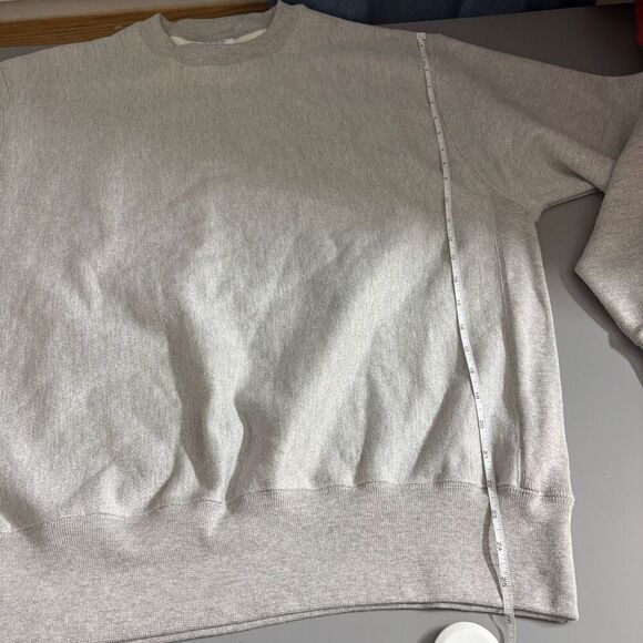 Champion Mens Reverse Weave Crewneck Sweatshirt grey size large - Picture 9 of 11